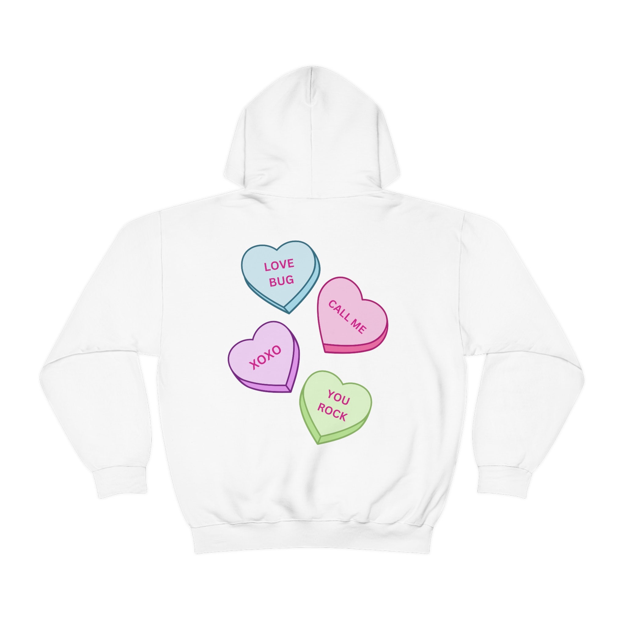 Heart Words Hoodie - Etsy