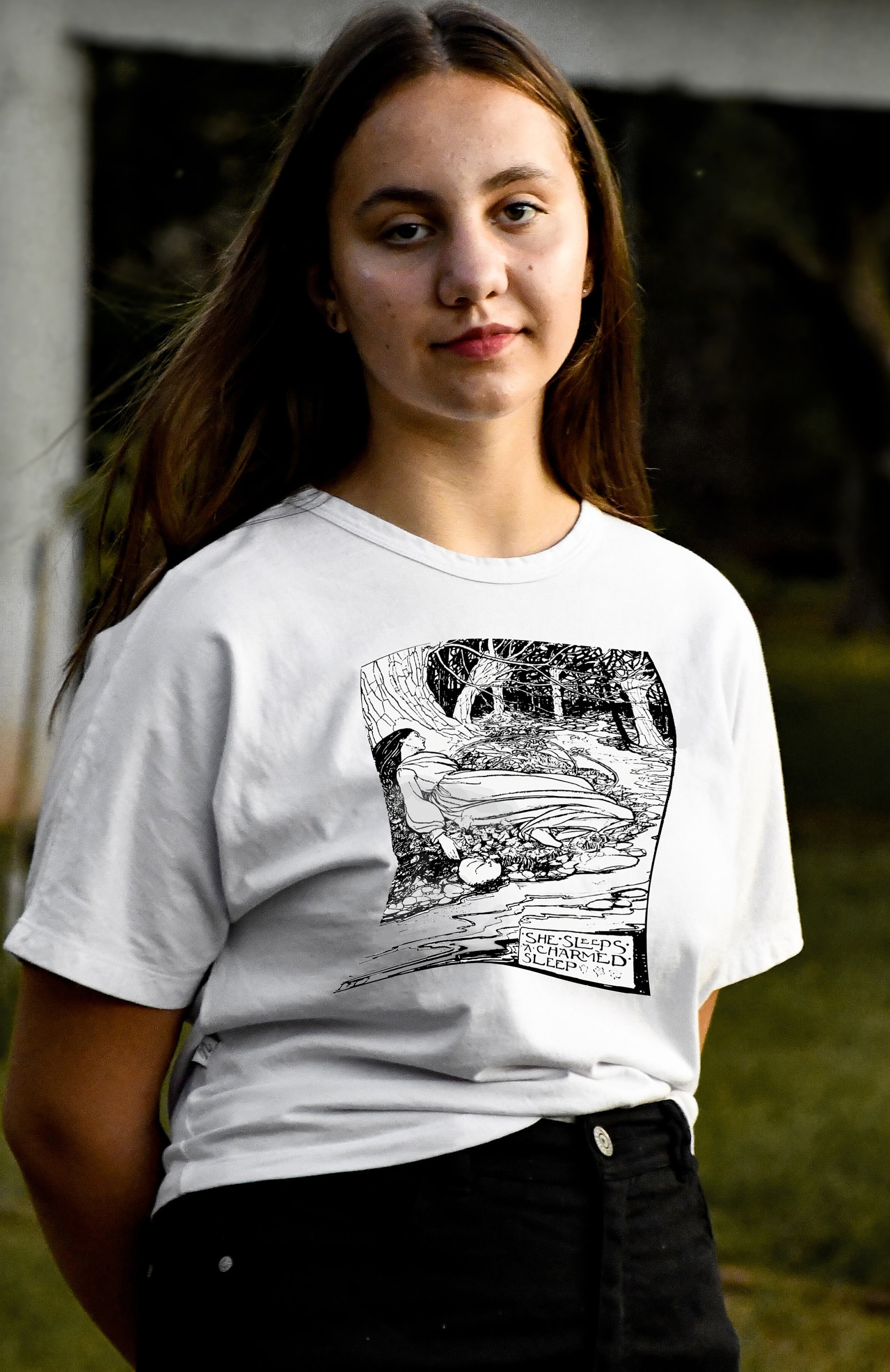 SHE'll SLEEP tシャツ She'll Sleep Tシャツ SHE'll SLEEP ロンT Amazon.