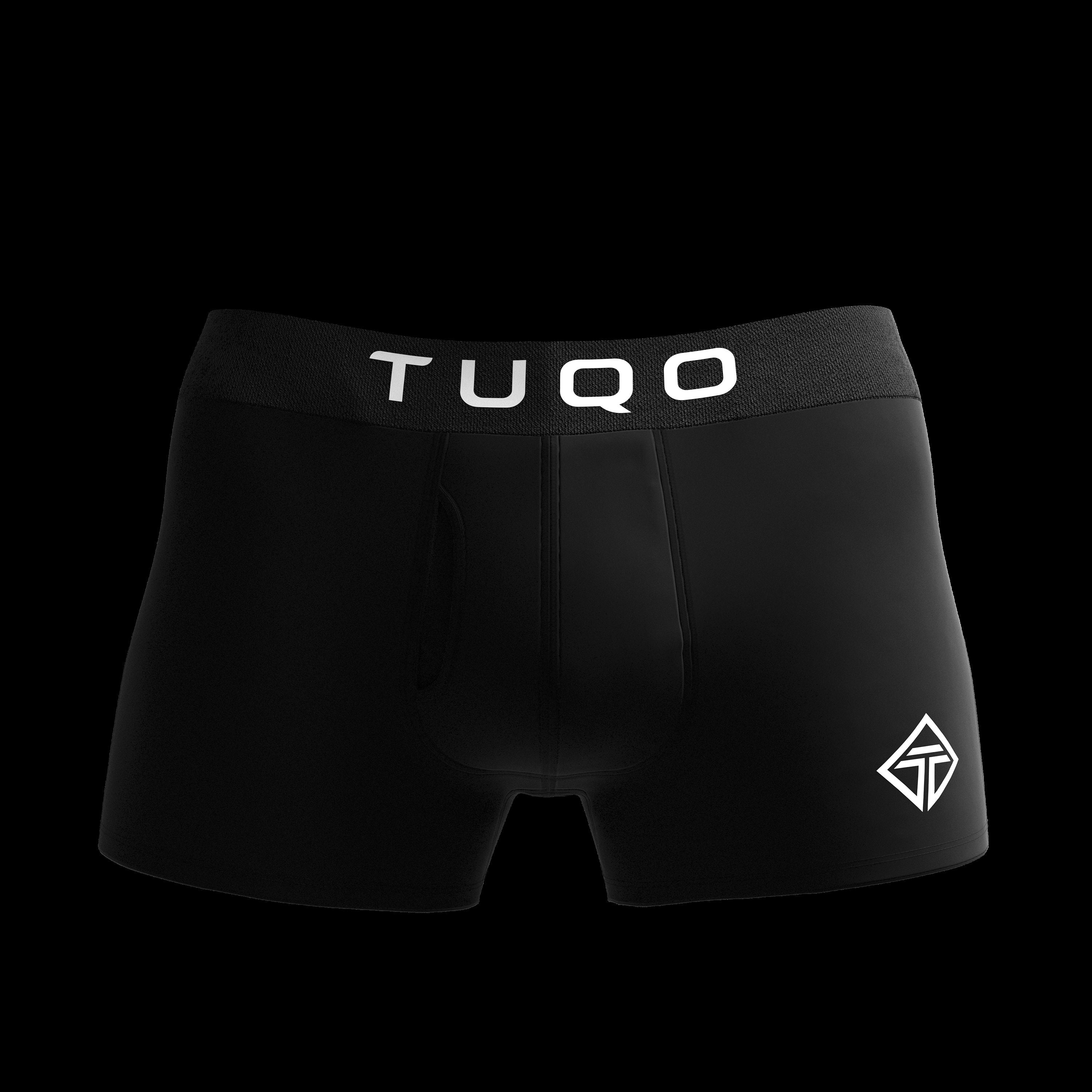 Elevated Dual Pouch Boxer (Black) – Tuqo