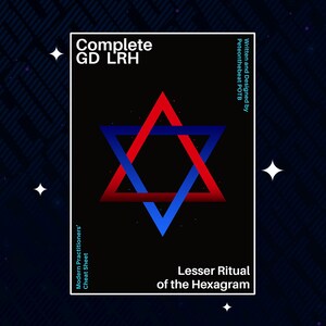 Kleines Hexagramm-Ritual LIRH LBRH Spickzettel
