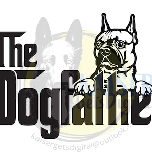 Französische Bulldogge Geschenk svg, der Hundevater svg, der Hundevater Frenchie svg, französische Bulldogge svg, lustige Papa Geschenke, süßes Shirt für Tierliebhaber