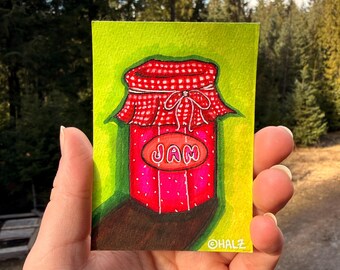 ACEO: "Jam" (Original Zeichnung) von Halz
