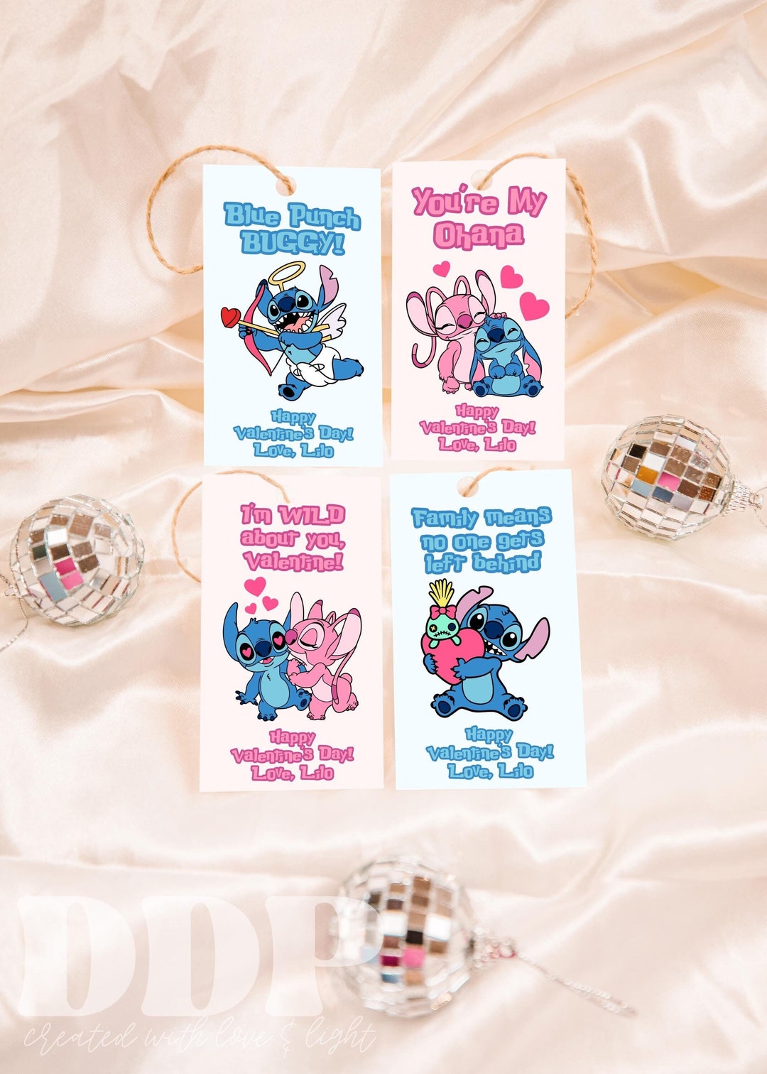 Stitch Valentine Cards Bundle - Il 1080xN.6552120082 Budh 