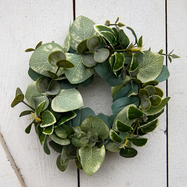 Mini Wreaths- Lamb's Ear, Olive Branch, Mixed Greenery, Eucalyptus, Lamb's Ear w/Lavender, Preserved Moss