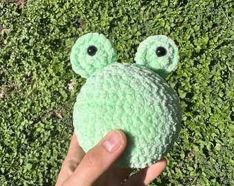 Frog Stress Ball Crochet Pattern: Amigurumi Plush DIY Gift (PDF Pattern)