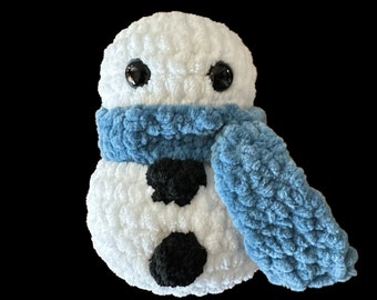 Snowman Crochet Pattern, Frosty the Snowman Crochet Pattern, Snowman Amigurumi Plush Pattern, Easy Christmas Crochet Pattern,