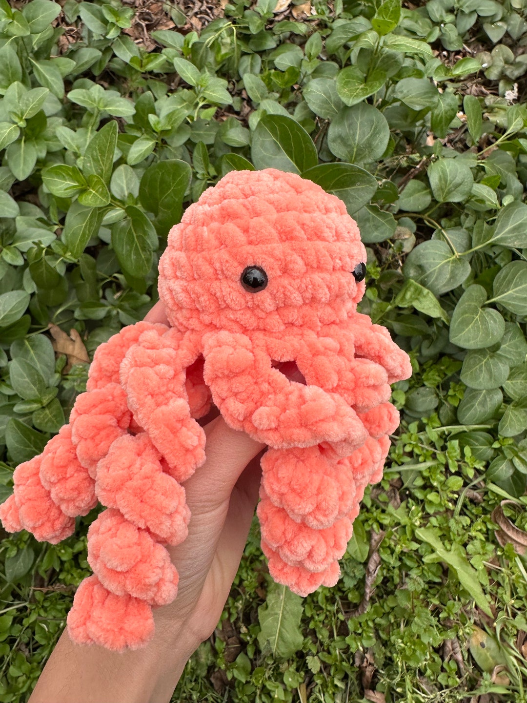 Amigurumi Octopus Plush, Orange Octopus Crochet, Octopus Gift Etsy
