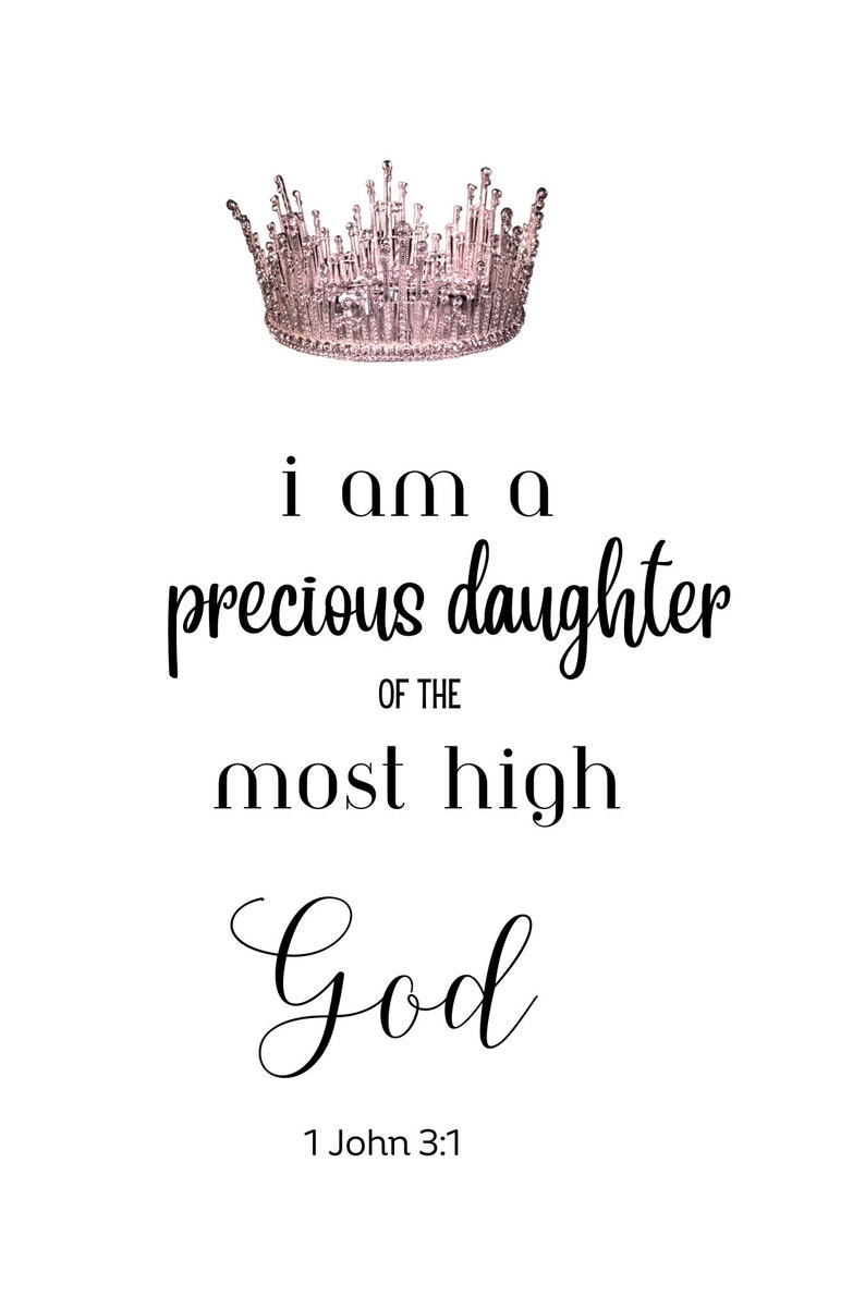 Downloadable LDS Art Daughter of God Printable Wall Art, Minimalist ...