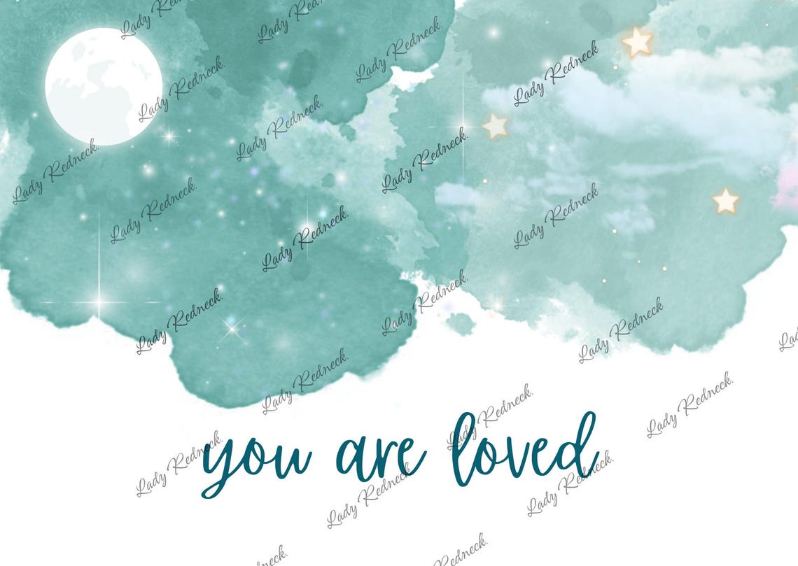 Printable You Are Loved Greeting Card, Aesthetic Greeting Card ...
