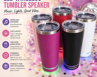 Bluetooth Speaker Tumbler 20oz