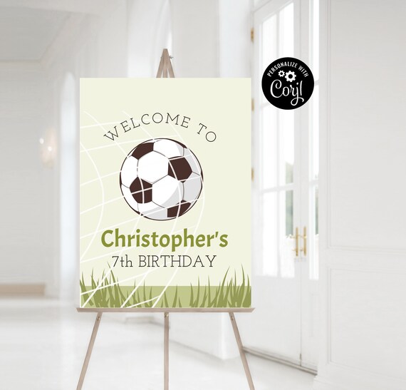 Fußball-Party-Banner „Welcome“ & „It's Game Time“ – Dekoration Für Mottoparty & Geburtstag