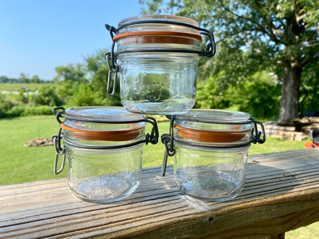 Vintage Half Pint Canning Jar Le Parfait super 200 Etsy