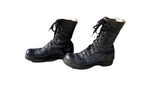 Vintage 1960s Army Boots Men's Size 8 - image 1