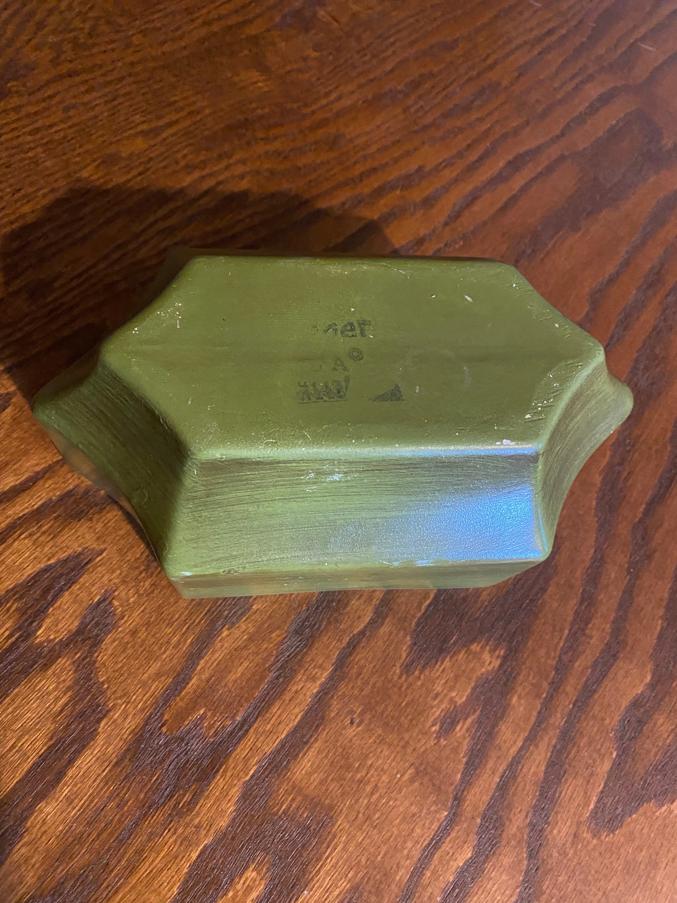 Vintage Haeger Green Hexagonal Planter- Number 143 - Etsy