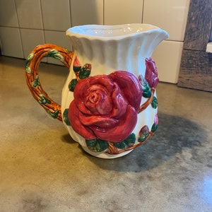Vintage Young’s China Decorative Rose Pitcher