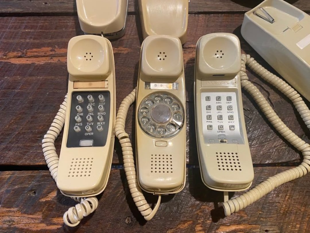 Vintage 1980s Desk or Wall Mount Telephones - Etsy