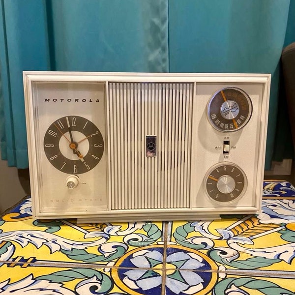 1960s Clock Radio Etsy