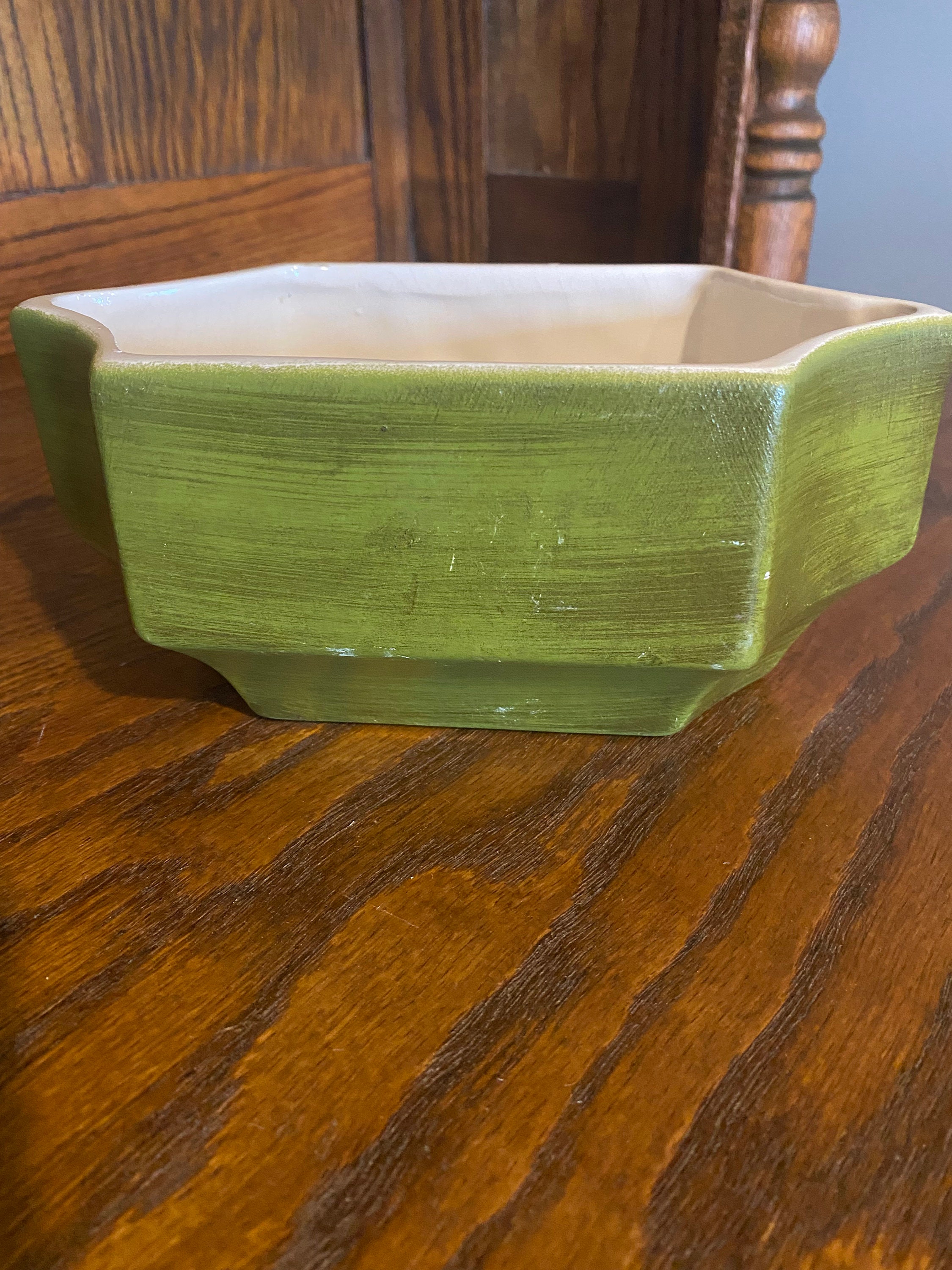 Vintage Haeger Green Hexagonal Planter- Number 143 - Etsy