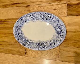 ポルトガルHANDPAINTED A.SANTOS PORTUGAL プレート Vintage A. Santos 172-50 Oval Turkey Platter Made Portugal. Hand