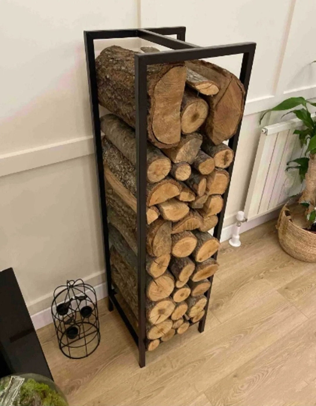 Decorative Fireplace Rack Firewood Holder Fireplace Rack Etsy