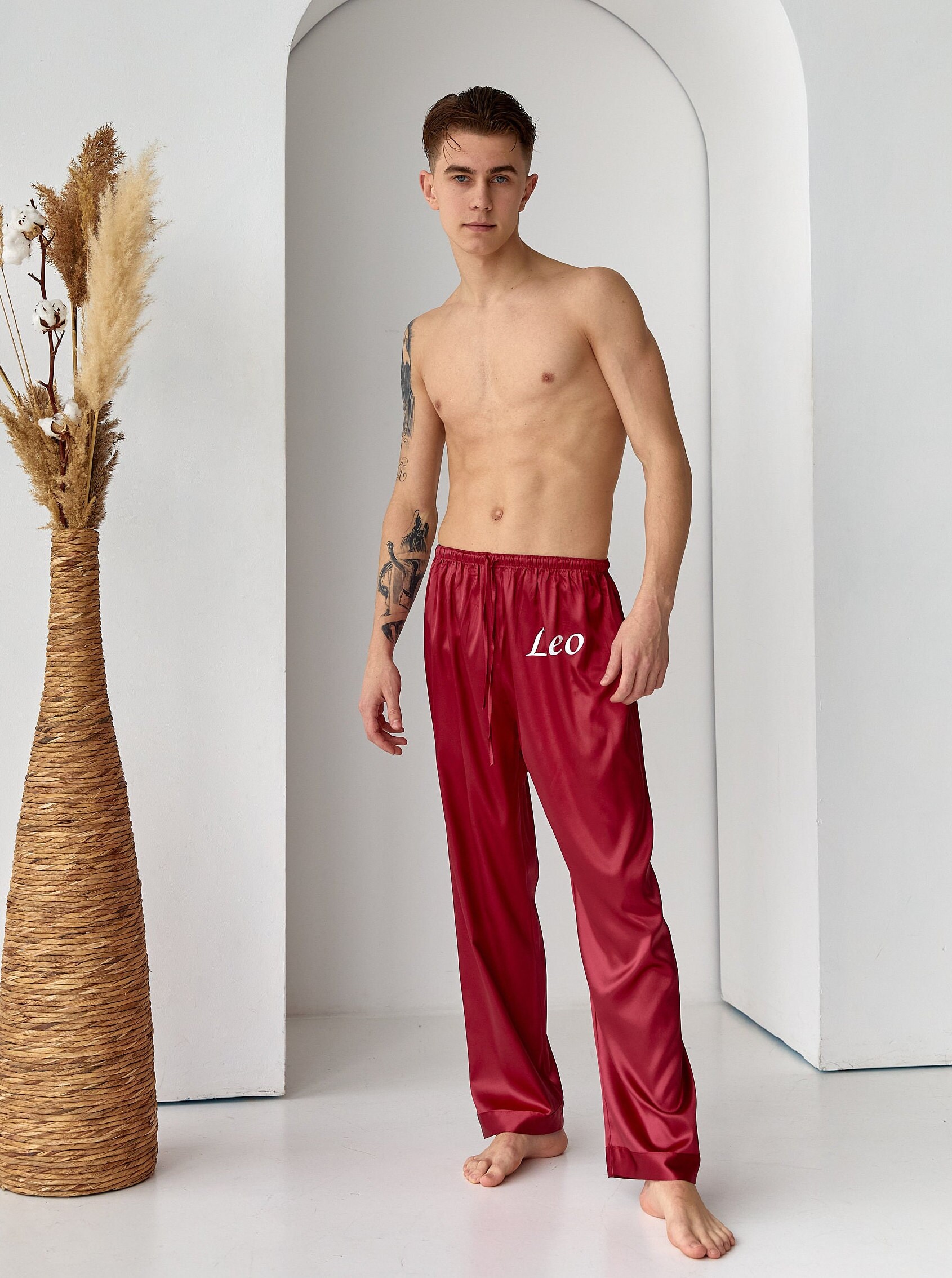 Custom Groom Sleep Pants Bachelor Party Pants Mr. Custom Pants Men s Sleepwear Satin Pajamas Pants With Names for Men Groom to Be Gift Etsy