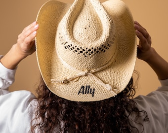 Cowboy party hats, Personalized hat, Custom Cowgirl hats, Bachelorette hats, Bridesmaid gifts, Bridal party hats, Bridal shower hats -heart