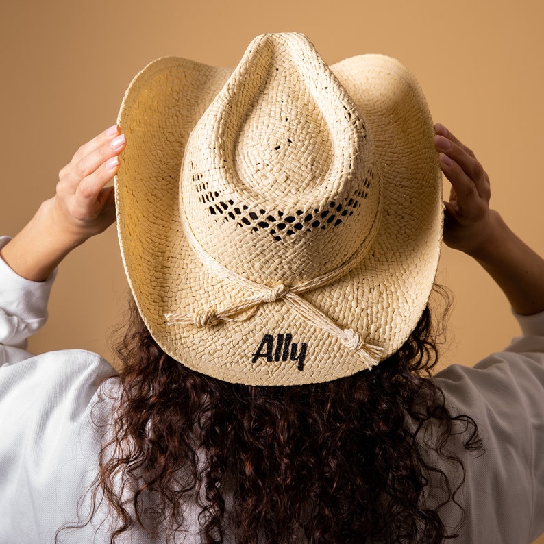 Cowboy party hats, Personalized hat, Custom Cowgirl hats, Bachelorette hats, Bridesmaid gifts, Bridal shower hats
