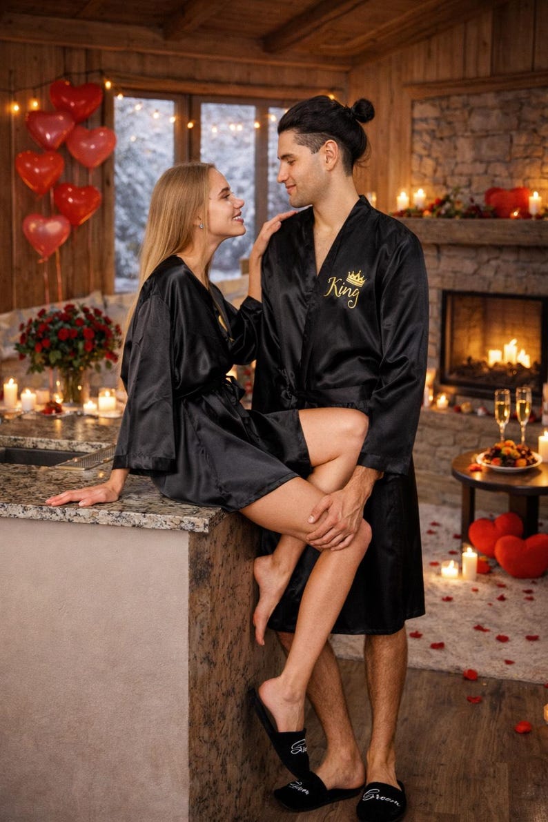 King and Queen Robes, Anniversary Gift, Customized Robes, King and ...