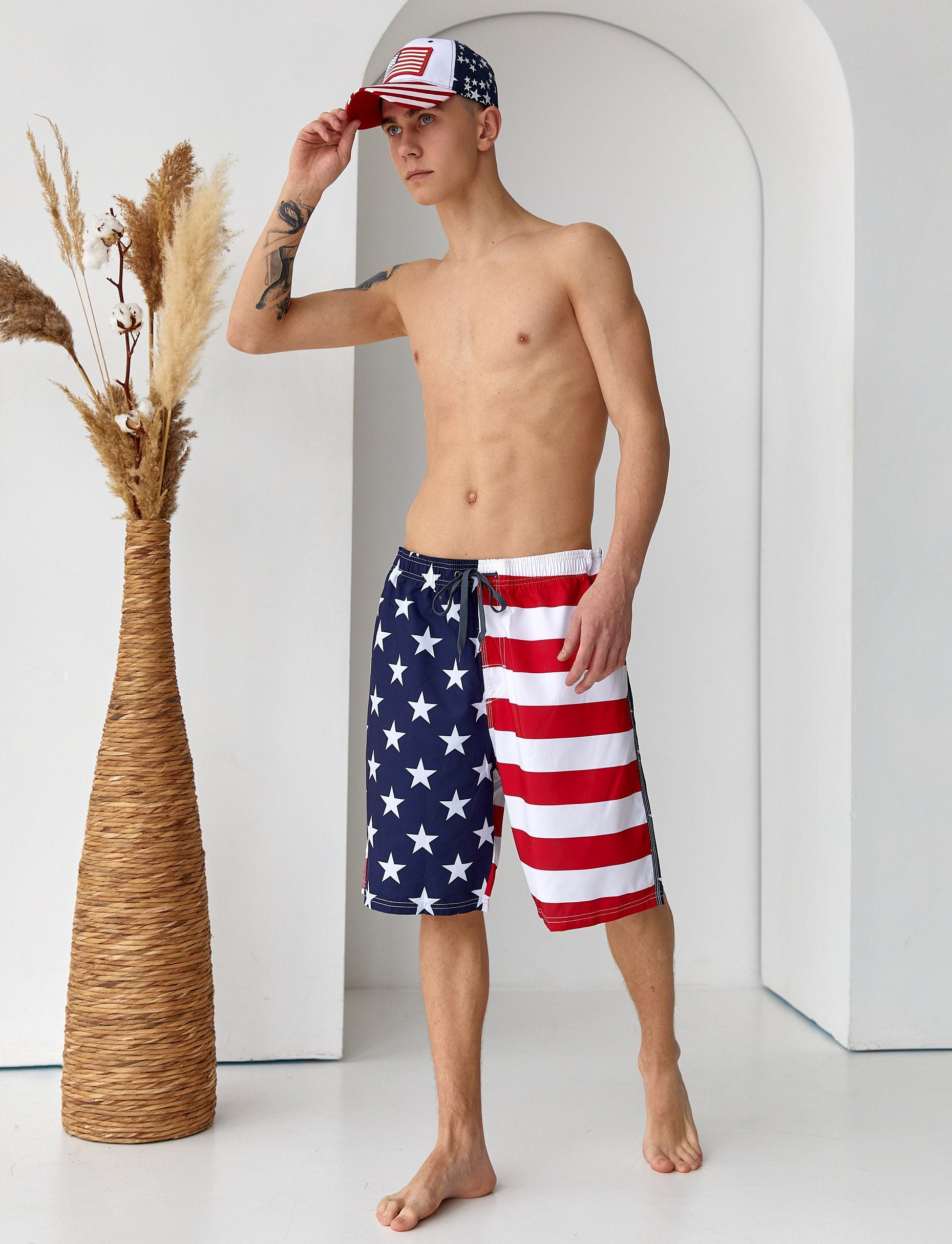 American hotsell flag trunks