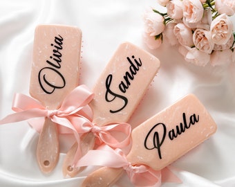 Custom Bachelorette Hair Brush, Bridesmaid Gifts, Bridesmaid hair brushes, Bridal shower favors, Bridal party gifts, Custom bridesmaid gifts