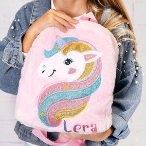 OREZI Unicorn Kids Backpack - Preschool Bag For Toddlers Boys Girls Ages 2-7, Lightweight, Padded Straps - View #14