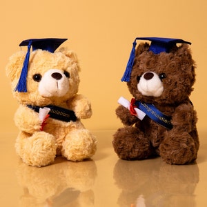 Graduation bear, Custom Graduation gift, Custom bear with Congratulations, Personalized Graduation bear, Kindergarten Graduation 2024