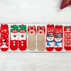 Funny Xmas socks, Santa socks, Christmas Socks, Personalized Xmas socks, Custom socks, Xmas gift, Custom socks, Holiday socks, Winter socks