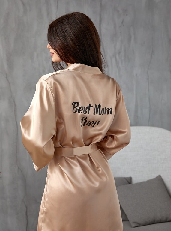 Custom silk top robes for her