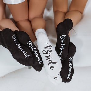 Party Matching Socks, Bachelorette gifts, Customized socks, Bridesmaid Custom Socks, Sleepover, Slumber party gifts,Bridesmaids gifts-autumn