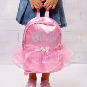 Pink Kids School Bag, Cute Girls  Backpack, Custom Back to School Backpack, Kids Back to School Gifts,  Personalized Kids School bag,