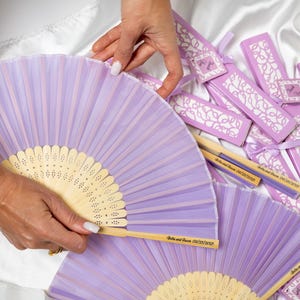 Personalized Wedding Fan Favors, Custom Party Fans, Bulk Wedding funs, Wedding Favor Ideas, Ceremony Favor for Guest, Wedding Folding Fans