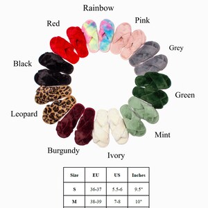 Personalized Bridesmaid Slippers, Bachelorette Party Favors, Custom Bride Squad Gifts, Bridal Party Slippers, Wedding Favors - gl, aut image 3