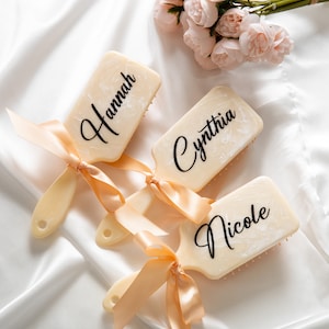Bridesmaids Hair Brushes, Personalized Hair Brush, Custom Bridesmaids Hair Brushes, Bachelorette Hair Brushes, Bachelorette Bridesmaids Gift
