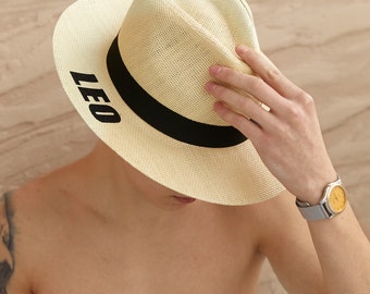 Men&#39;s Personalized sun hat, Custom Men Sun hat, Groom hat, Groomsmen sun hat, Bachelorette gifts, Hats with names, Gift for Groom, Groomsmen