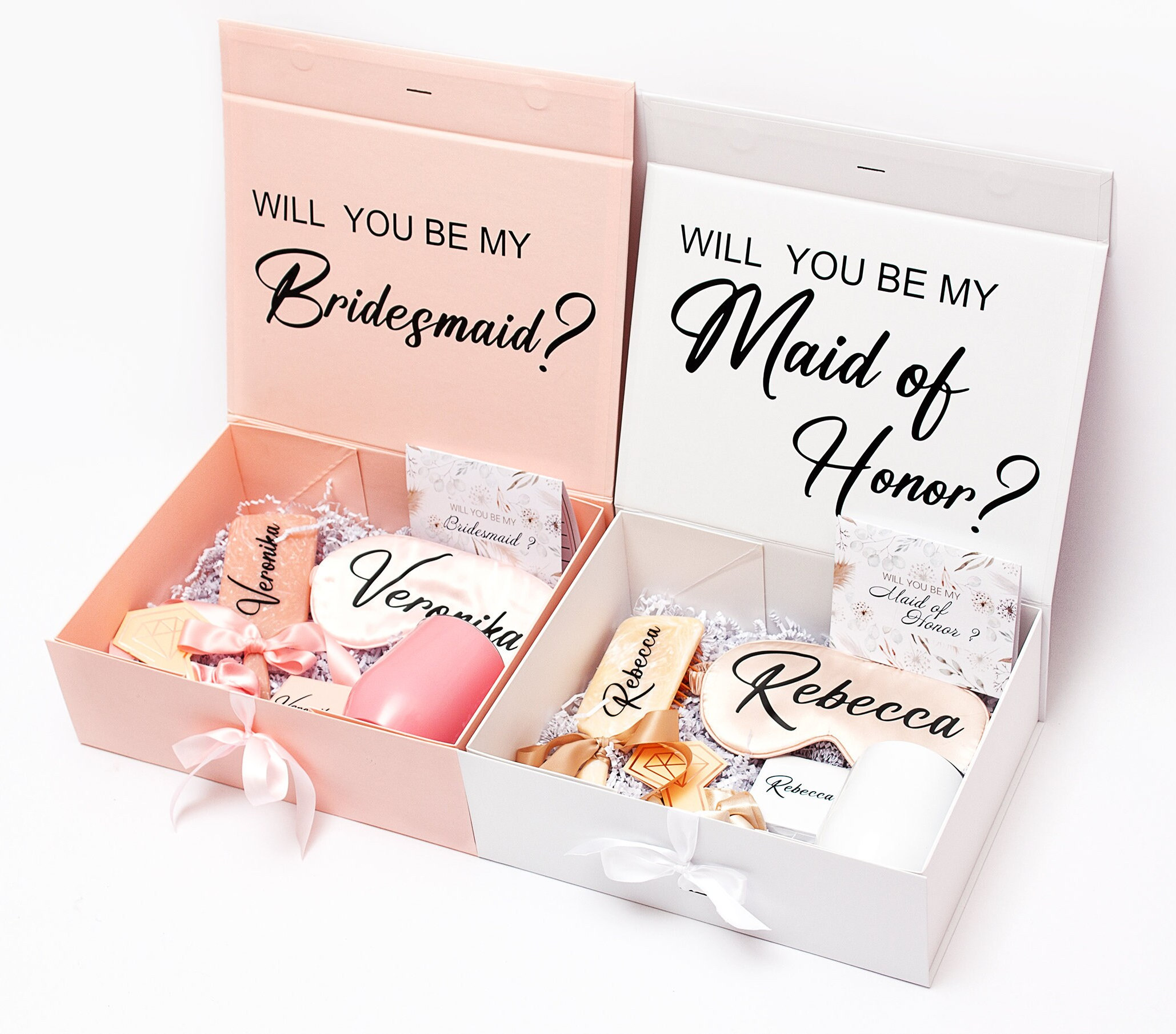Custom Will You Be My Bridesmaid Box, Custom Box for Bridesmaids ...