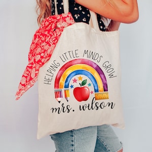 Personalized Gift Tote, Teacher Bag Gift, Tote For Teachers, Teacher Appreciation Gift, Gift For Teachers, Teacher Thank You Gift
