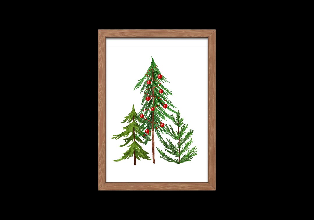 Christmas Tree Wall Art Holiday Wall Decor Christmas Wall Etsy