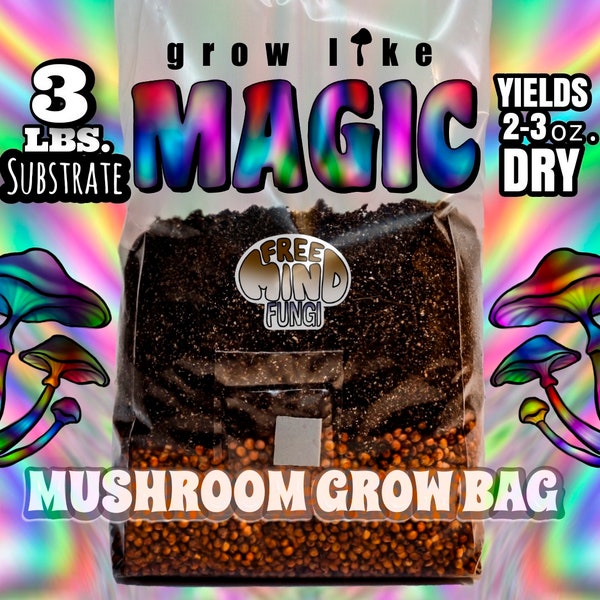All-in-One Mushroom Grow Bag... Grow like MAGIC
