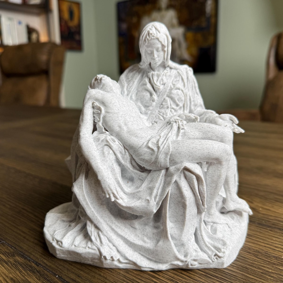 Pieta Statue Catholic Holy Image Replica Statue Religious Home Decor Passion of Christ Sacred Artwork Housewarming Gift Idea Prayer Room - Etsy