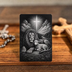 Unity Prayer Metal Holy Card Husband Gift under 20 Confirmation Son First Communion Present Newlywed Couple Protection Prayer Seminarian