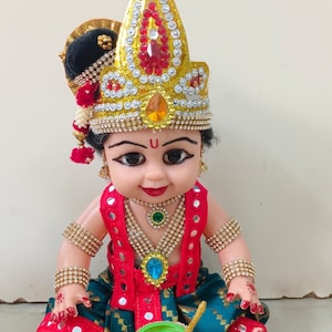 Baby Krishna | Home decor | Pooja / Temple | Gifting | Baby shower | New parents | Janmashtami | Kanha | Laddu Gopal | Kanna | Onam