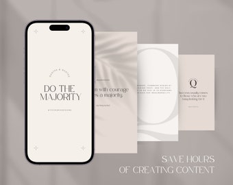 31 instagram motivational quote template Canva | editable quotes templates | instagram stories quotes | minimal inspirational quote