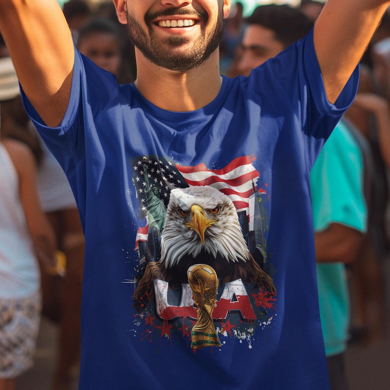 USA 2026 FIFA World Cup T-Shirt | USMNT Soccer Fan Gift | American Football Tee | Unisex Graphic Tee image 1