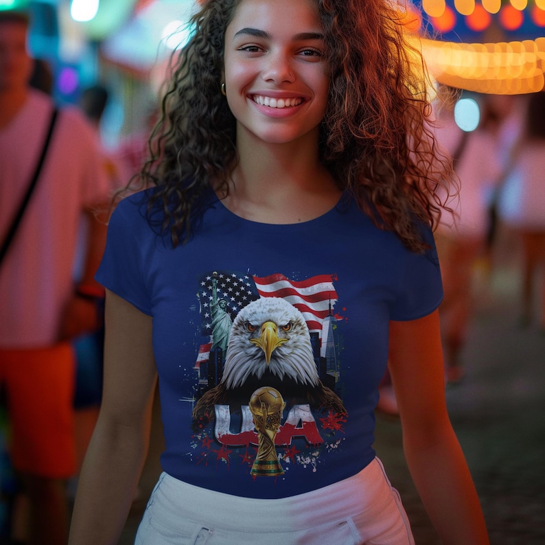USA 2026 FIFA World Cup T-Shirt | USMNT Soccer Fan Gift | American Football Tee | Unisex Graphic Tee image 7